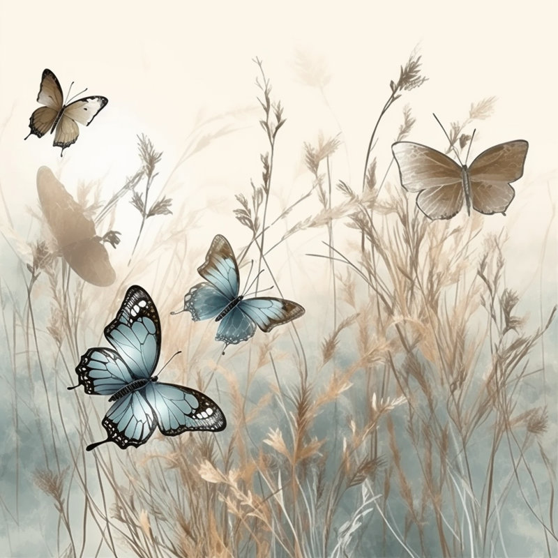Housse de couette Butterfly Garden Breaanna, Housse de couette grand