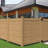 Horizontal Fence 5 in. x 5 in. x 108 in. Cypress Vinyl Corner Post