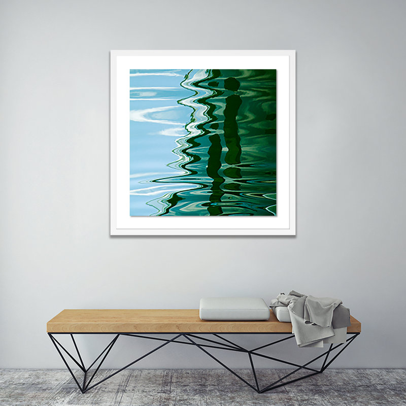 Movement VI Print by Geoffrey Baris, White