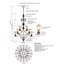 Lustre lumineux 20ème siècle Ormolu-91948964-91948954-91948952