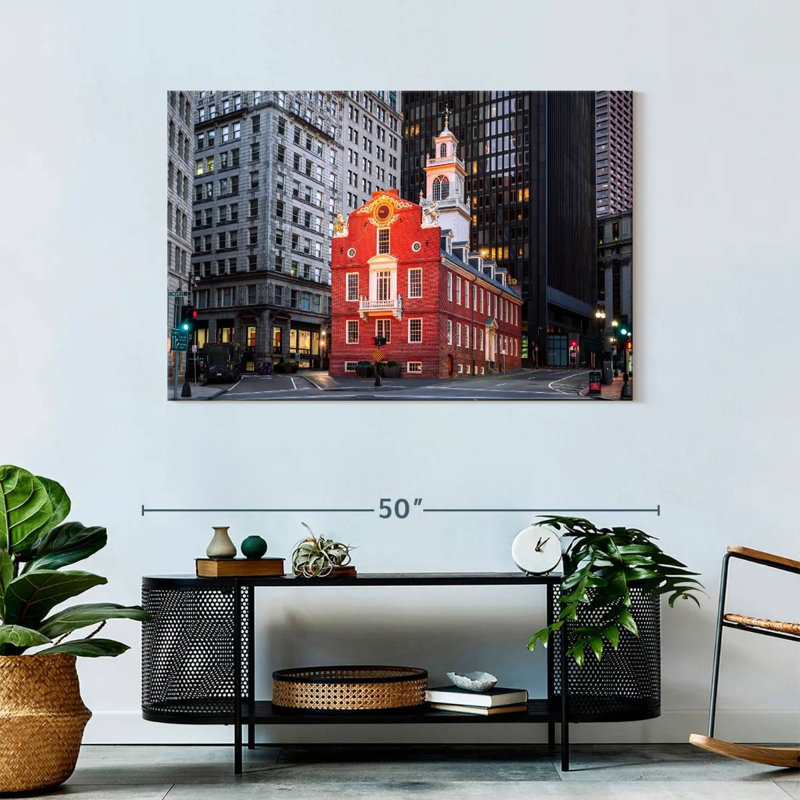 Lilie Old State House of Boston, H 30 po x l 45 po