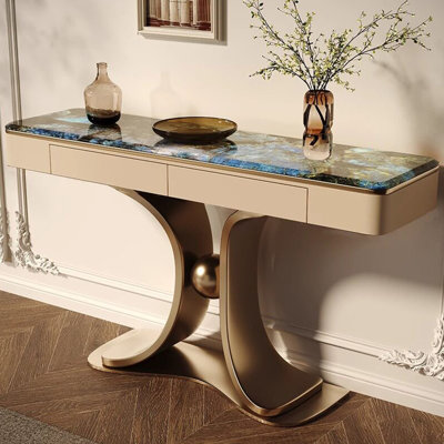 Console légère en métal de style luxueux