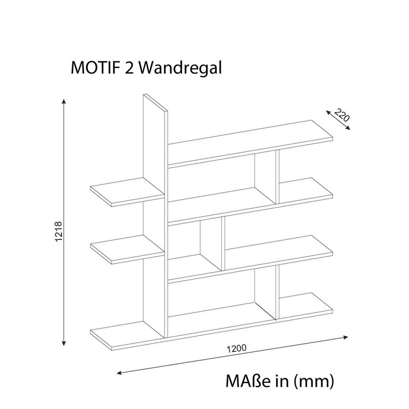 4 Piece Accent Shelf, White