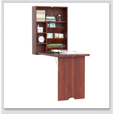 Wall Mounted Desk, Fold Out Convertible Desk, Multi-Function Computer Table Floating Desk