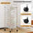 Rolling Storage Cart with Chrome Plated Metal Frame & Lockable Universal Wheels Clear-1805911293
