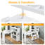  Table à manucure rotative réversible Kylan-180029321