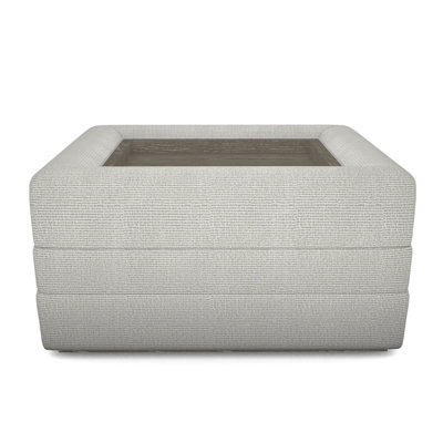 Boyden Ottoman with Wood Tray