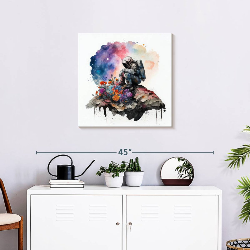 Kelan Last Flowers, 24" H x 24" W