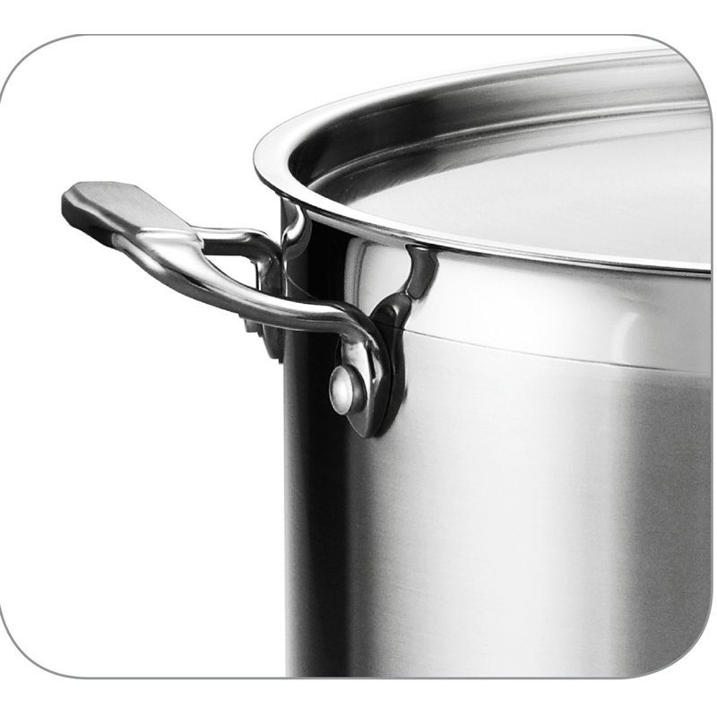 Tramontina 24-Quart Stainless Steel Covered Stock Pot