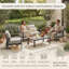 Ensemble de conversation pour patio pour 4 personnes avec coussins-574462599-574370883