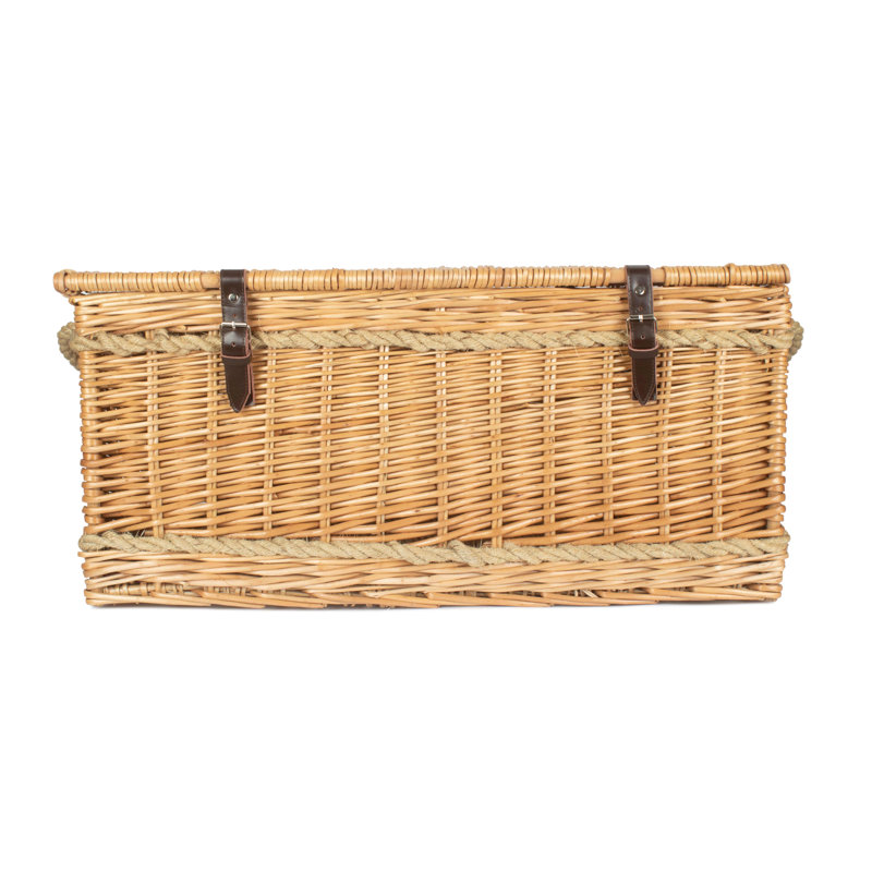 Wicker 28" Rope Handled Storage Trunk