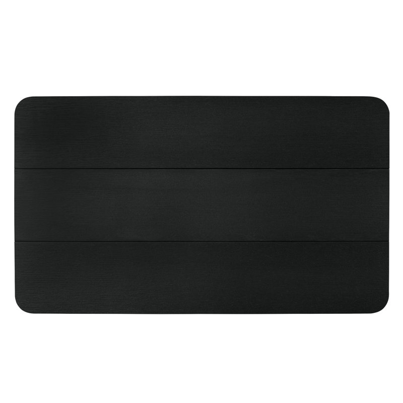 Byrnes Rectangular Outdoor Coffee Table , 31'' in. W 17.75'' in. D, Black