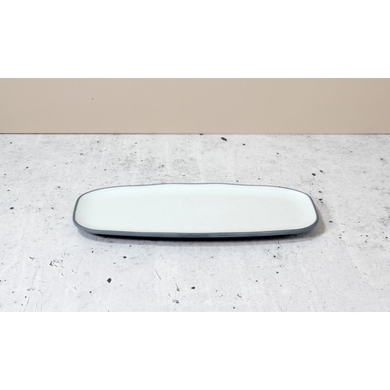 Host Marl Melamine Platter, Blue 
