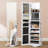Ardolino 15'' Wide Jewellery Armoire with LED and Flip-over Makeup Shelf