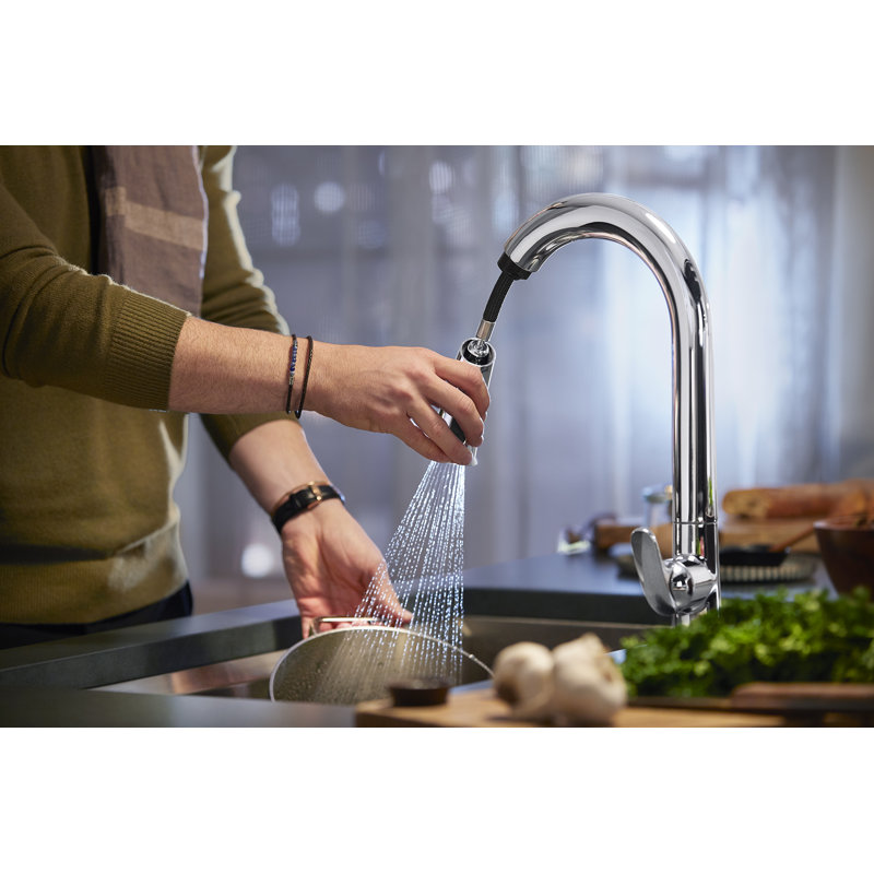 Sensate Kitchen Faucet with Konnect, Polished Chrome