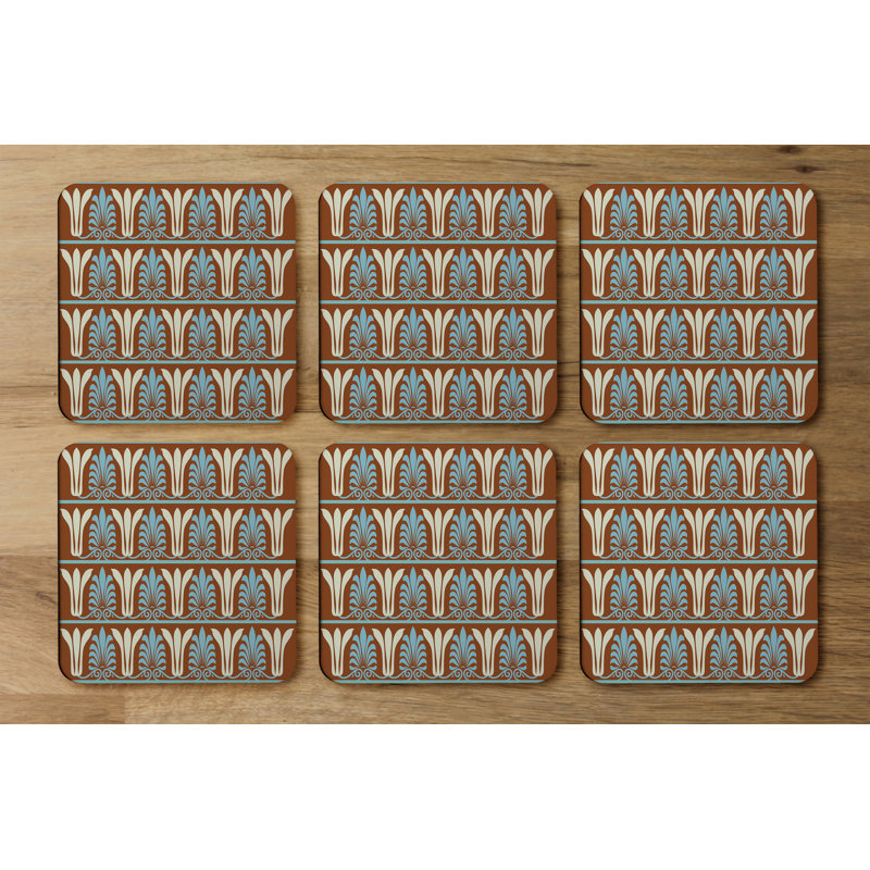 Square 6 Piece Coaster Set