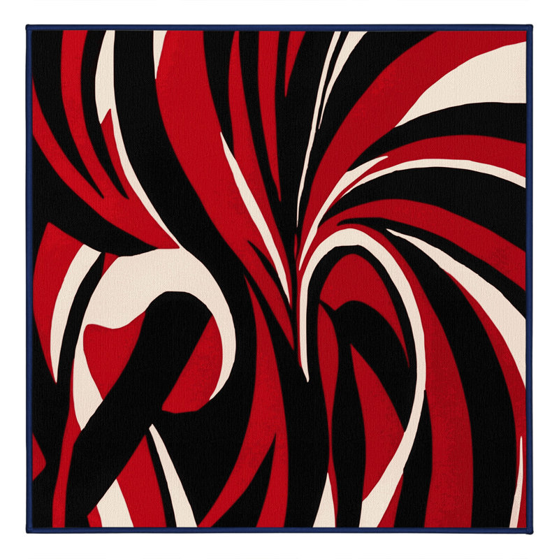 Sinister Edge Rug, Square 6'