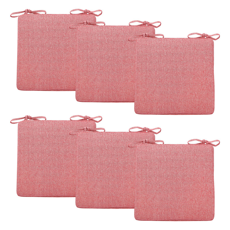 Coussin de coussin de chaise d’intérieur, Rouge
