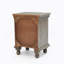 Table de chevet en bois gris antique