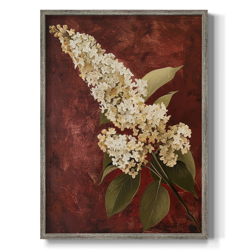 Impression encadrée FLORAL Series CXCV III - Bois massif, H 11 po x l 9 po
