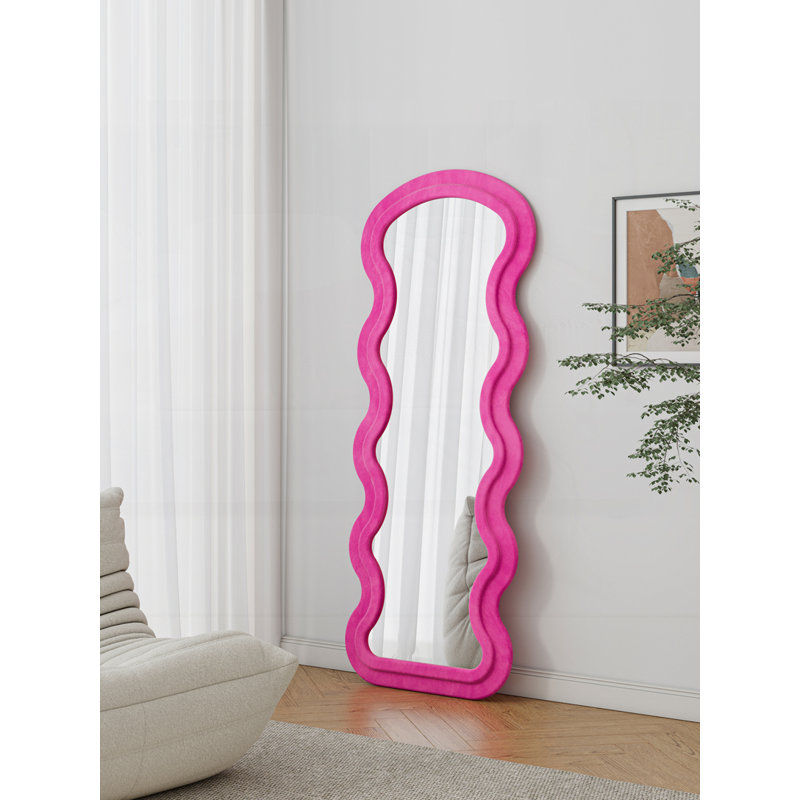 Full Length Wave rose Floor Mirror