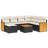 Vidaxl Garden Sofa Set Black