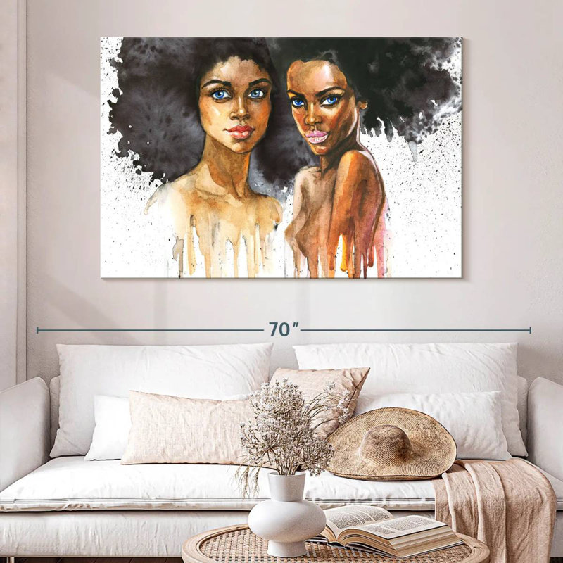 Portrait de femme Leisha, H 34 po x l 51 po