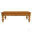 Table basse rectangulaire en bois avec tiroir de rangement, table de cocktail rétro avec pieds en bois massif en forme de gourde pour le salon, assemblage sans outils (naturel)