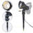 Low-voltage Black Aluminum Outdoor Led Landscape Spotlight With Clear Glass Shade
