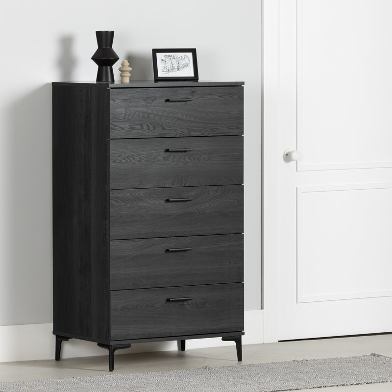 Commode l 5 po Woodacre, Chêne gris