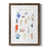 Papier, cadre noyer