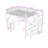 Metal Loft Bed With Open Wardrobe, LED Light, Desk, Charing Station And Storage Stair-116532766-118659725