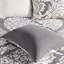 Literie 100% coton pour très grand / très grand lit avec bordure à housse de couette à bordure unie et coussins de manipulation de tissu