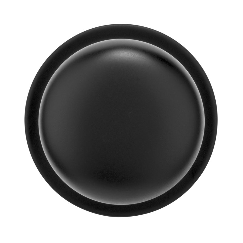 Poignée de porte factice simple Sandhill, Noir mat