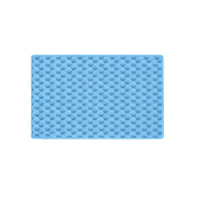 Cooling Mat For Dogs 27.6x19.7in Breathable Pet Cooling Pad Summer Washable Portable, Blue