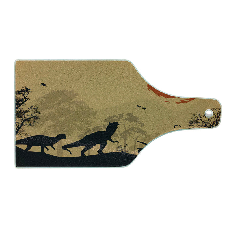 Planche à découper en verre trempé Ambesonne