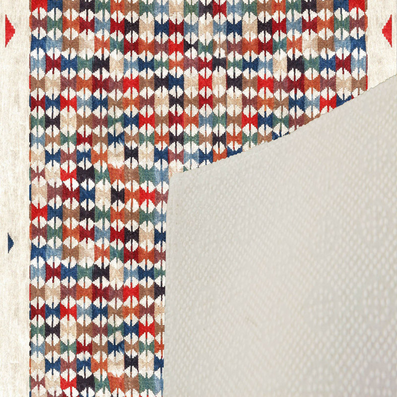 Luxurious 3D Printed Woven Carpet, 55.1 x 86.6 inches | 100% Polyester, Antibacterial, Machine Washable | Non-Slip PVC Felt Dot Underside, 0.3 in Pile Height | Perfect for Living Room, Bedroom & Home Decor
