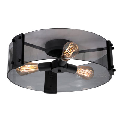 Navendra Glass Semi Flush Mount
