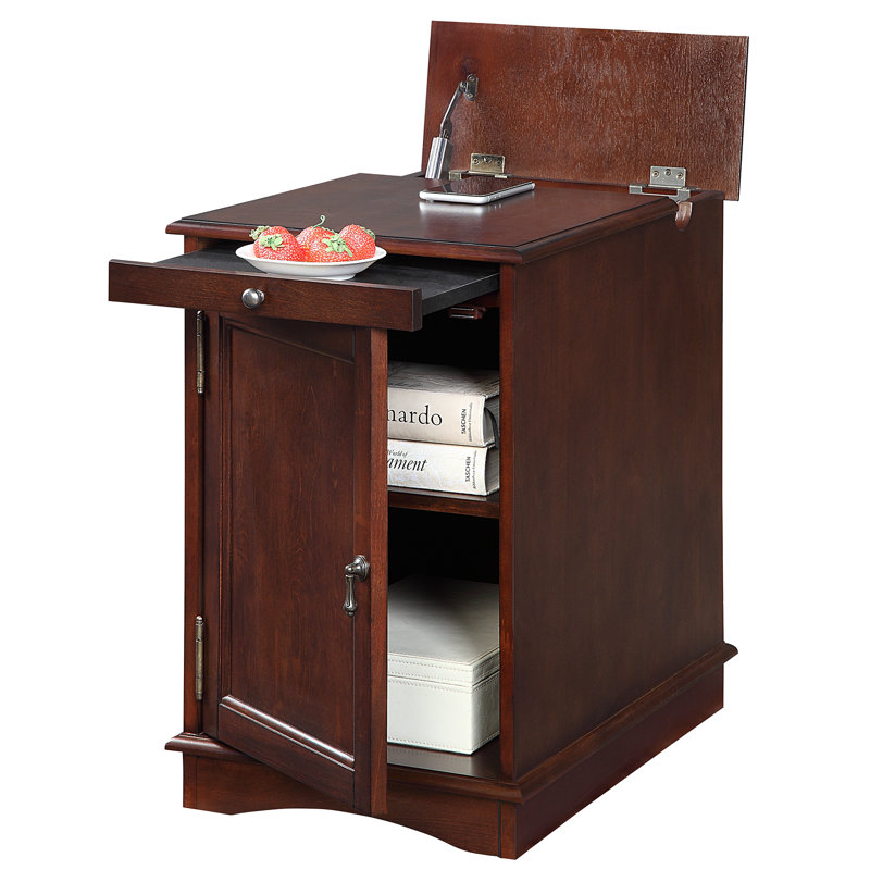 Table de bout avec rangement Helenville