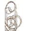 Wood Bead Wall Sconce-1364494550