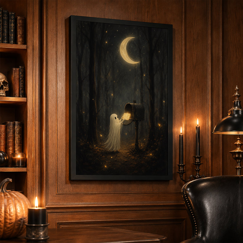 Art mural sur toile fantôme, 30"H x 20"W