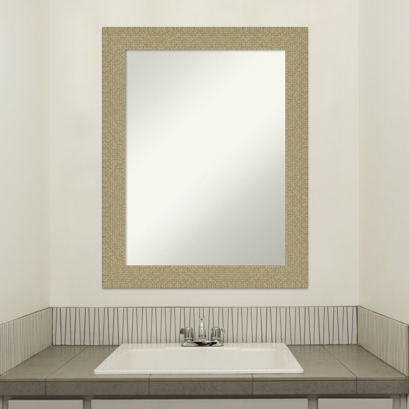 Flat Mirror, 28.25" H x 22.25" W