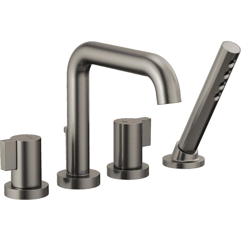 Litze® Roman Tub Faucet, Luxe Steel, Lever