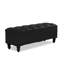 Banc de rangement en cuir capitonné clouté European Classic-491376776