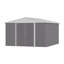 Brodney 10 ft. W x 12 ft. D Outdoor Metal Storage Shed with Lockable Door