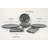 Denali Grey 6 Piece Ceramic Serving Essentials Set