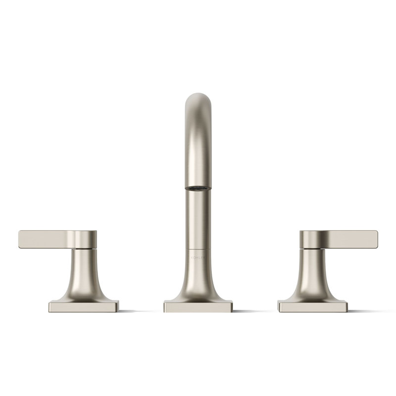 Venza Widespread Bathroom Sink Faucet, Vibrant Brushed Nickel, 1.2 GPM