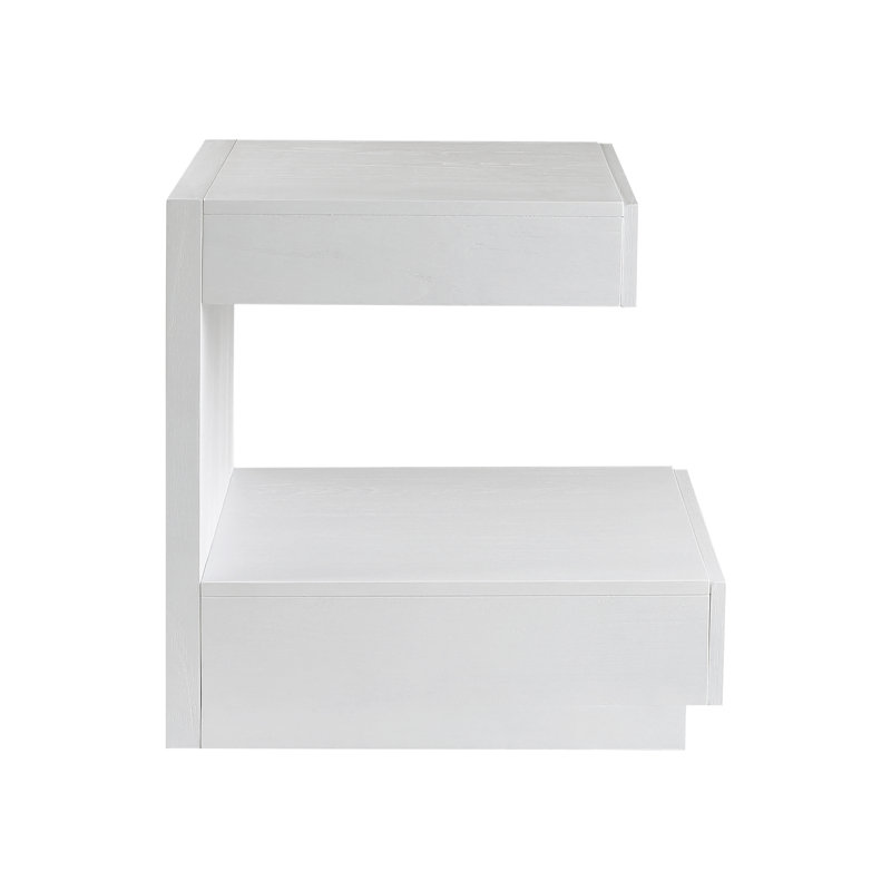 Table d'appoint Steubenville - Blanc, H 24 po x l 22 po x P 24 po, Blanc