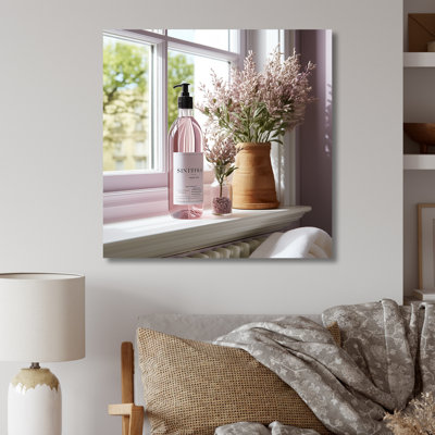 Lilac Blooming Toiletries 3 - Toiletries Metal Wall Art