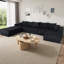 Canapé modulaire modulaire en forme de U, grand canapé convertible 8 pièces avec repose-pieds, chaise longue et lit surdimensionnés, revêtement en velours côtelé de luxe, aucun assemblage requis-807882887